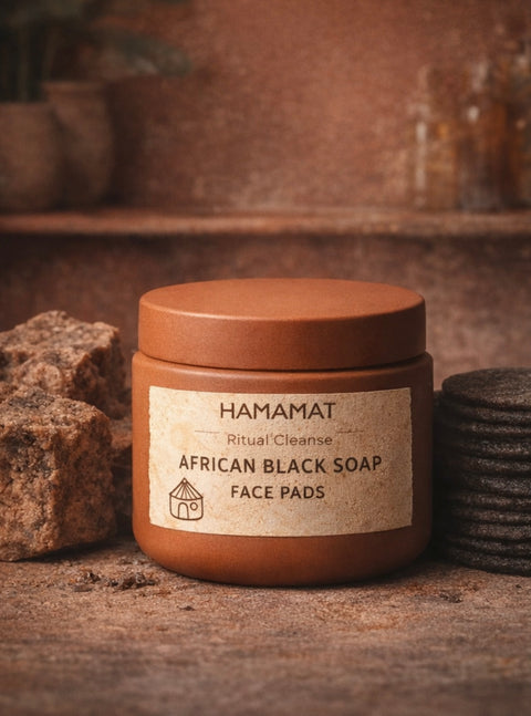 African Black Soap Face Pads(Cleanse)