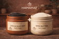 Hamamat Ritual Face Pad Set
African Black Soap Pads + Shea Butter Pads (Combo)