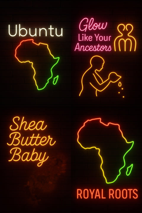 Ancestral Neon Lights – Crafted in Ghana
