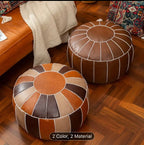 African Leather Pouf – A Seat of Heritage
